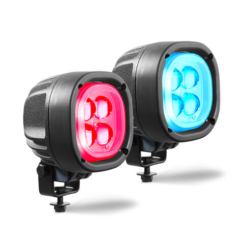 LED Sikkerhetslys Red/Blue-spot